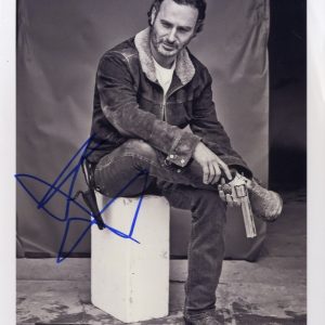 andrew lincoln 'rick grimes' signed The Walking dead photo Shanks Autographs