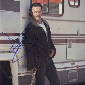 andrew lincoln 'rick grimes' signed The Walking dead photo Shanks Autographs