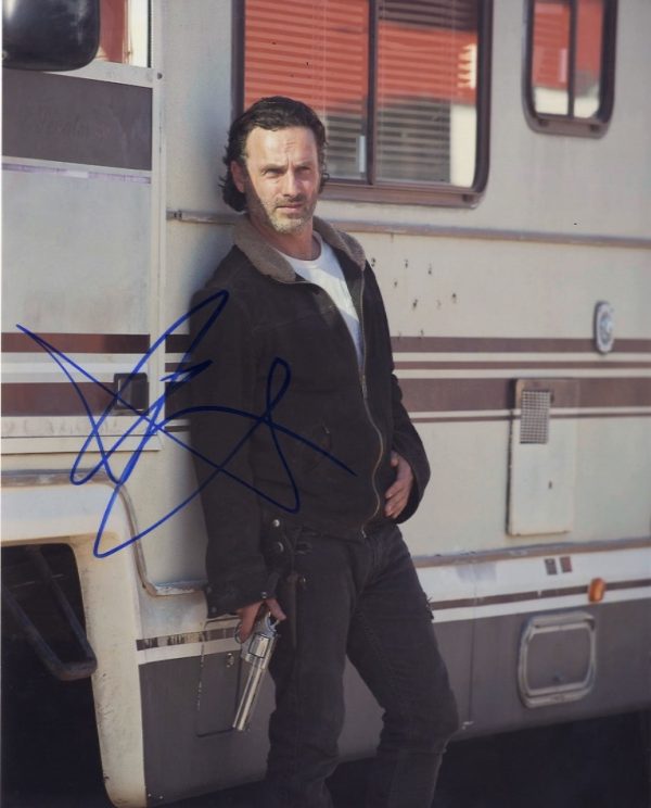 andrew lincoln 'rick grimes' signed The Walking dead photo Shanks Autographs