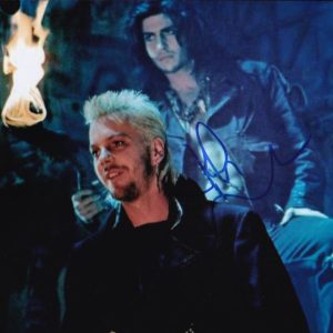 kiefer sutherland signed 'DAVID' The Lost Boys photo shanks autographs