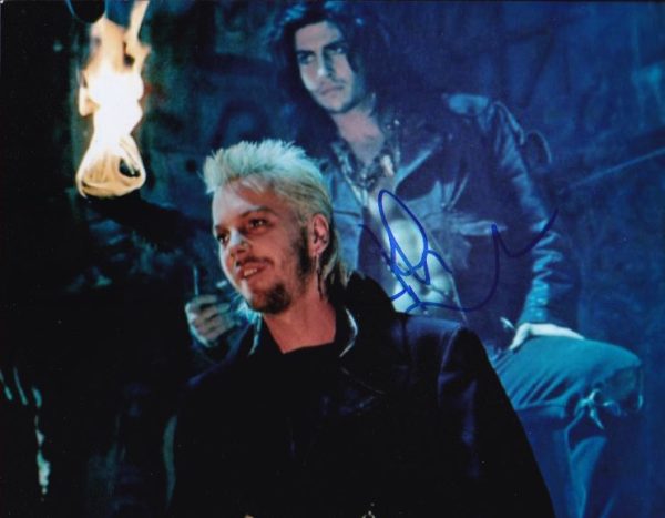 kiefer sutherland signed 'DAVID' The Lost Boys photo shanks autographs