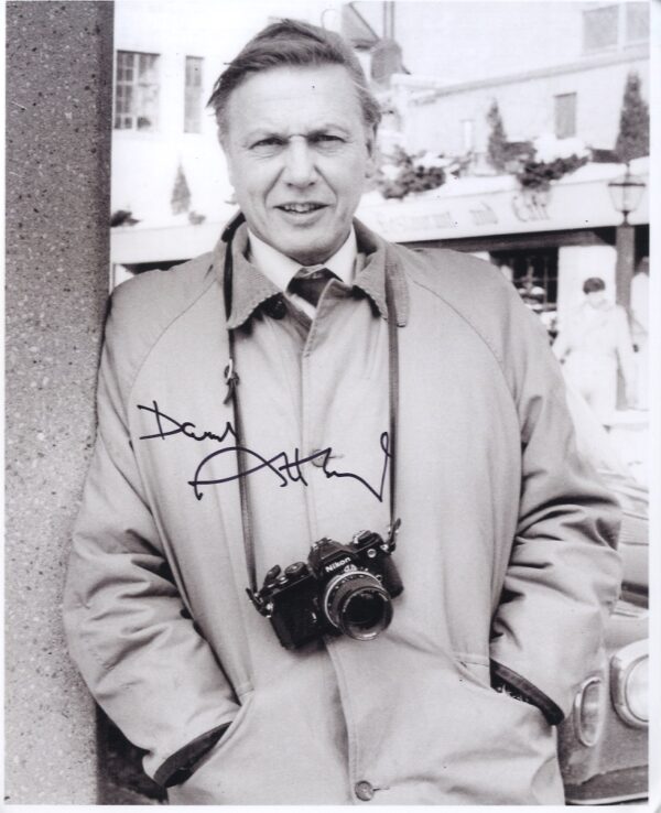 sir david attenborough signed 8x10 photo