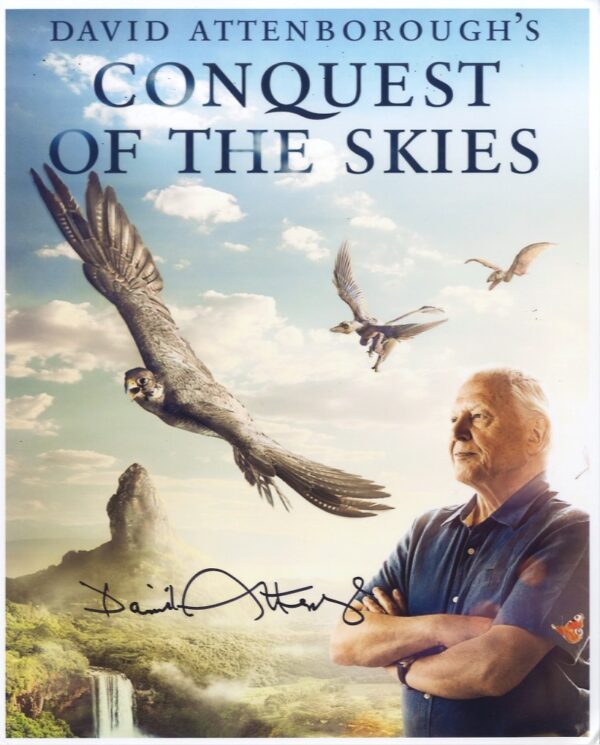 sir david attenborough signed 8x10 photo