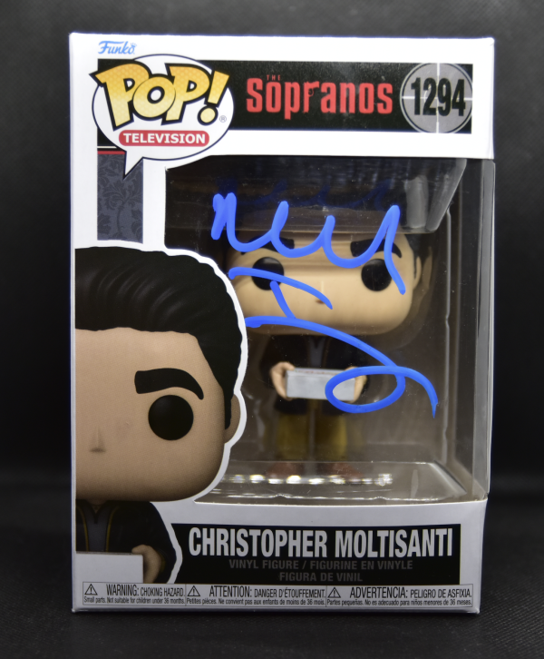 Michael Imperioli signed sopranos pop funko Christopher Moltisanti