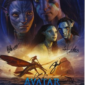 avatar the way of water signed cast photo