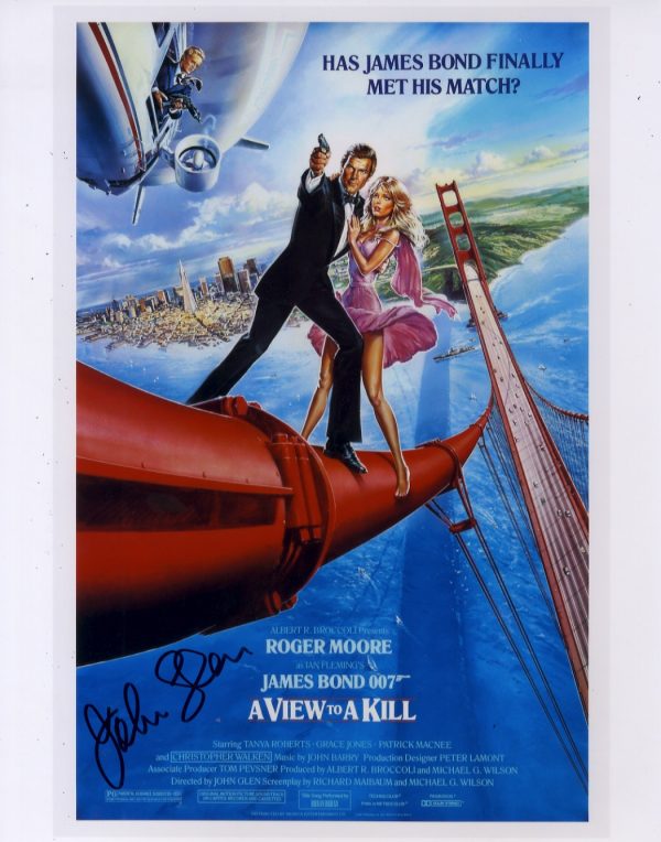 john glen James Bond Director,Shanks Autographs signed memorabilia