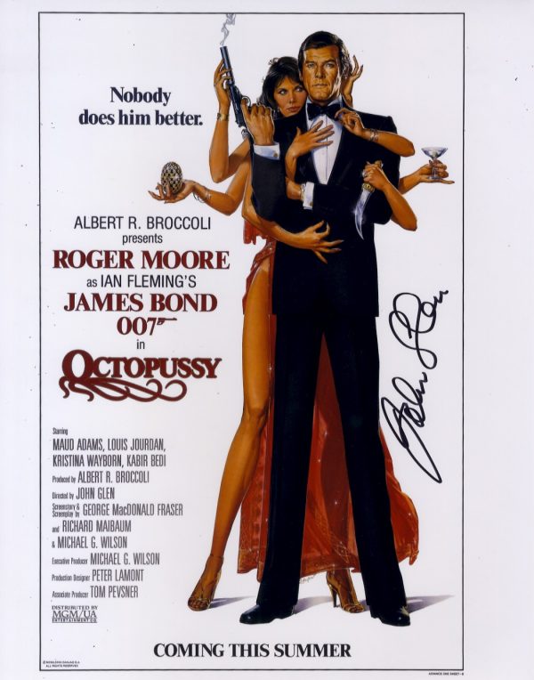 john glen James Bond Director,Shanks Autographs signed memorabilia