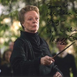 maggie smith signed 8x6 photo beckett authenticated