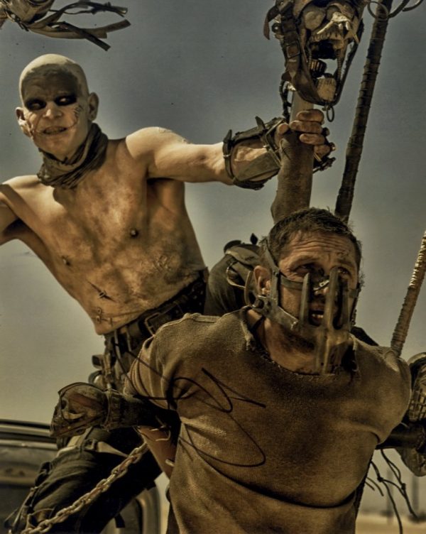 tom hardy mad max signed photo beckett authenticated,shanks autographs signed memorabilia