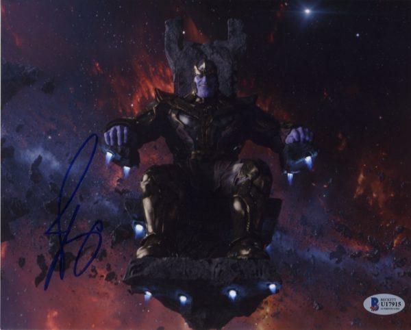 Josh Brolin signed Thanos Guardian of the galaxy