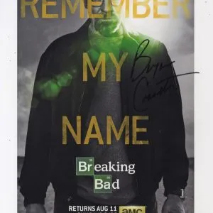 Bryan Cranston 'Walter White' Signed 11x14