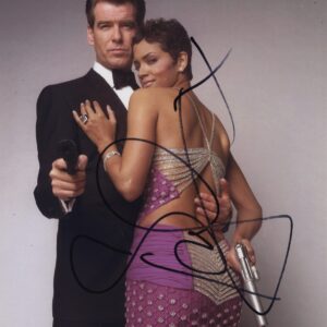 Pierce Brosnan signed james bond 11x14 photo.shanks autographs