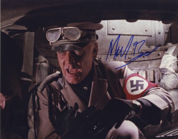 michael byrne indiana jones signed photo