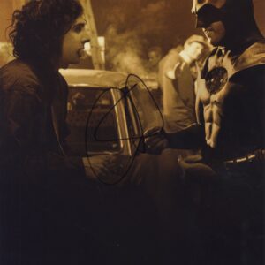 Tim Burton Batman signed 11x14 photo.shanks autographs.