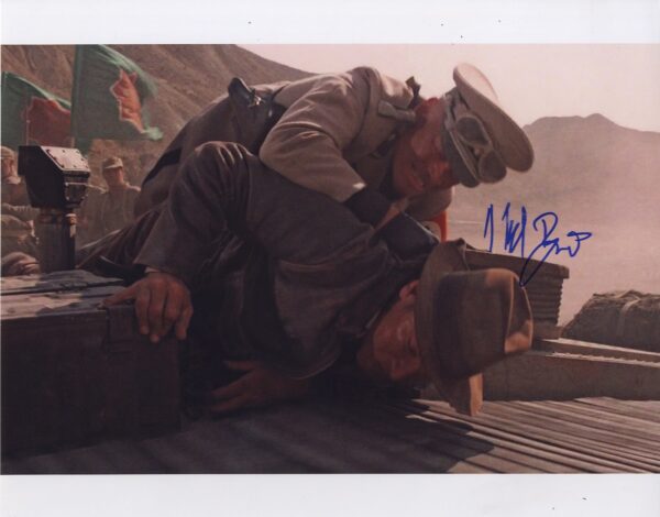 michael byrne indiana jones signed photo