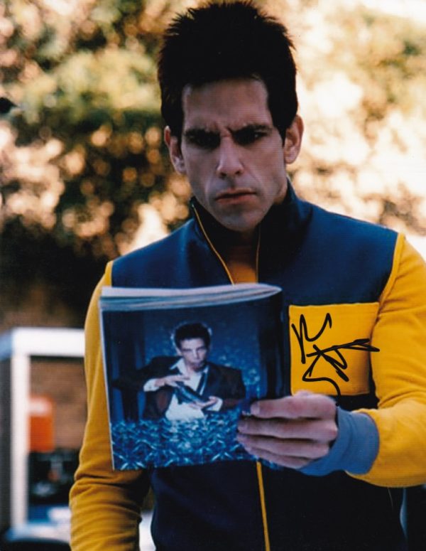 ben stiller signed photo ,shanks autographs , movie memorabilia