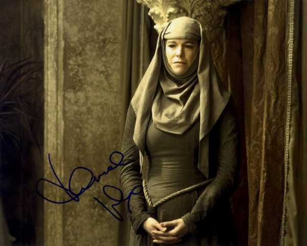 hannah waddingham game of thrones signed photo