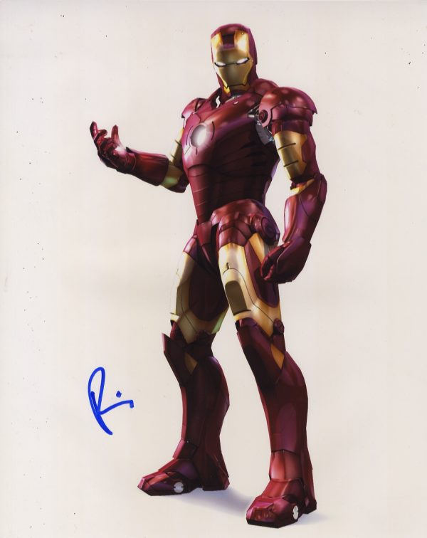 robert downey Jr ,Iron Man Tony Stark Signed photo Avengers, Shanks autpgraphs