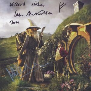 Ian Mckellen & Martin Freeman  Signed 8x10