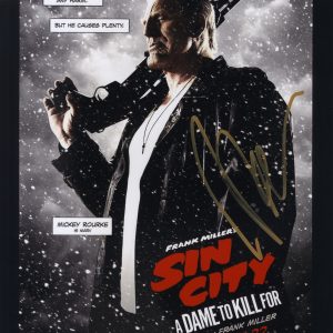 mickey rourke signed marv sin city photo shanks autographs