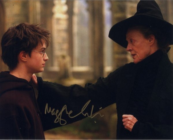 maggie smith signed harr potter photo shanks autographs