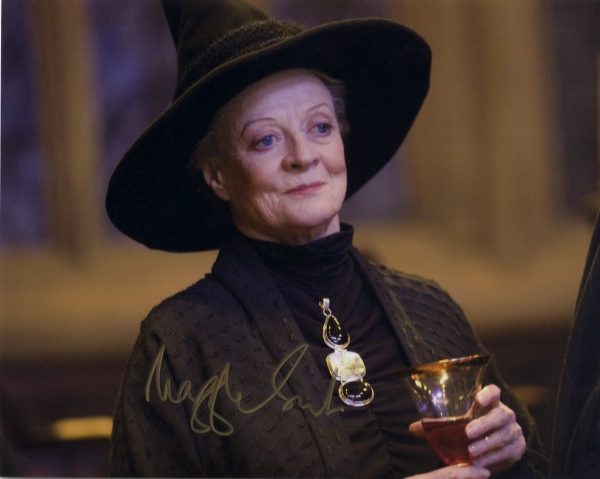 maggie smith signed harr potter photo shanks autographs