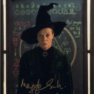 maggie smith signed harr potter photo shanks autographs BAS