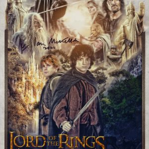 ian Mckellen Signed lord of the rings photo 11x14