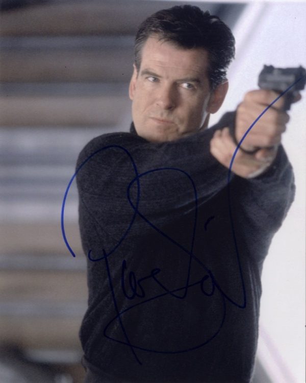 james bond 007 signed photo die another day. shanks autogrtaphs
