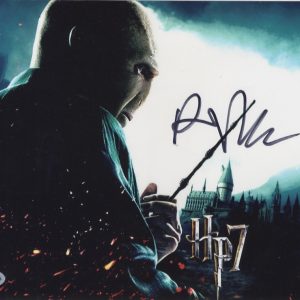 ralph fiennes signed photo lord voldemort harry potter