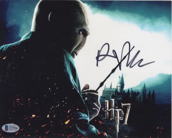 ralph fiennes signed photo lord voldemort harry potter