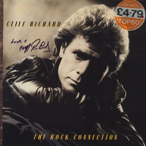 cliff richard signed vinyl record THE ROCK CONNECTION