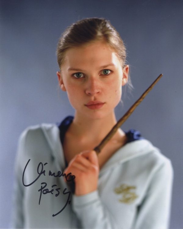 clemence Poesey signed harry potter photo