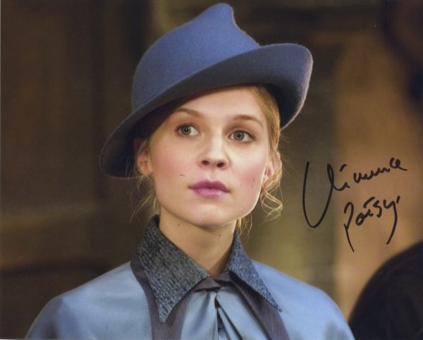 clemence Poesey signed harry potter photo
