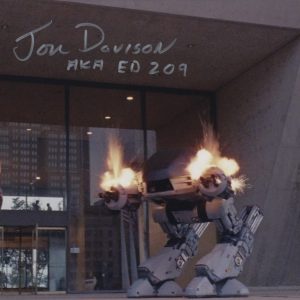 Jon Davison ED-209 SIGNED ROBOCOP PHOTO VOICE ACTOR