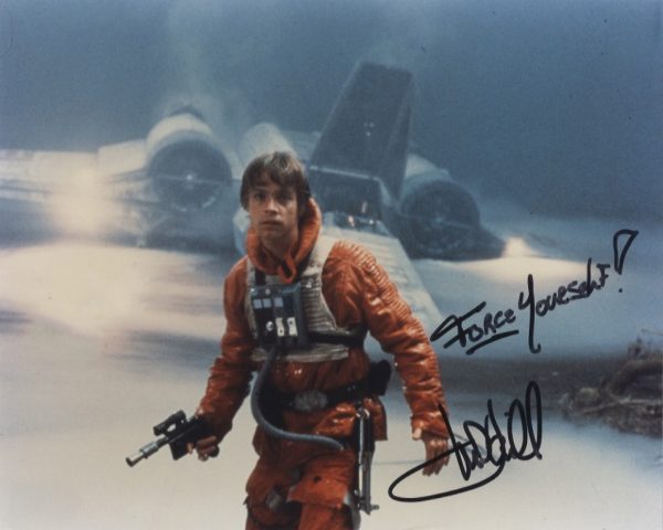 Mark Hamill Signed Luke Skywalker Star Wars Photo