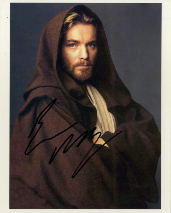 ewan mcgregor signed obi wan kenobi star wars photo