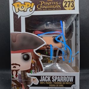 johnny depp signed pop funko jack sparrow