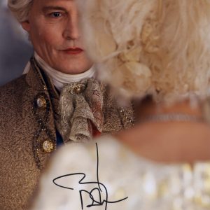 johnny depp signed 11x14 photo