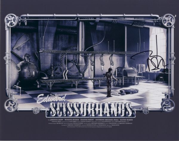 11x14 Signed Johnny Depp Edward Scissorhands