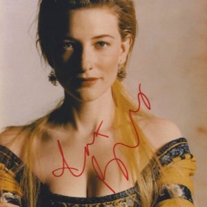 cate blanchett signed Victoria photo