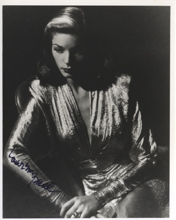 Lauren Bacall Signed 8×10 Shanks Autographs