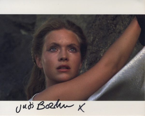 judi bowker Clash of the Titans signed photo