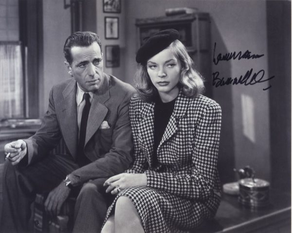 Lauren bacall signed photo shanks autographs