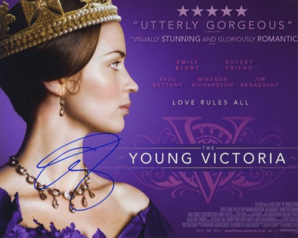 emily blunt young victoria signed photo shanks