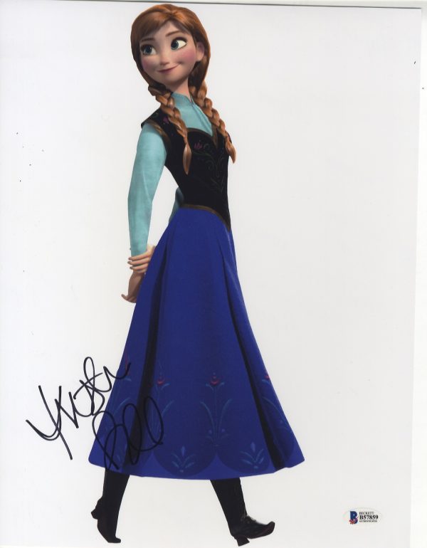 kristen bell signed Frozen 11x14