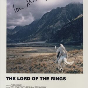 ian mckellen signed Lord of the Rings 12x18 PHOTO shanks autpographs