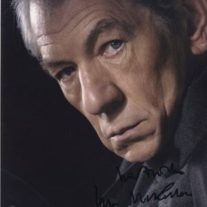 ian mckellen signed photo Gandalf with aftal authentication.shanks autographs