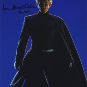 ian mckellen signed photo magneto x-men aftal authentication. shanks autographs