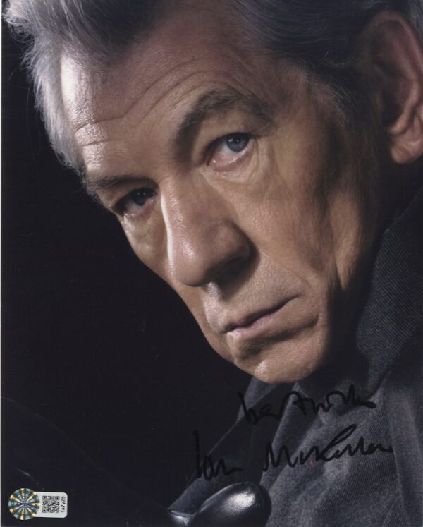 ian mckellen signed photo Gandalf with aftal authentication.shanks autographs